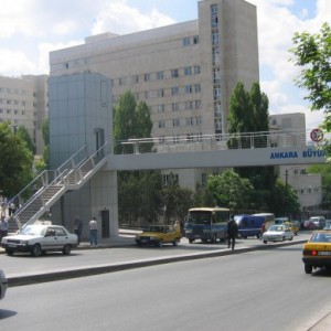 Ankara - Hacettepe Pedestrian Footbridge Construction Work