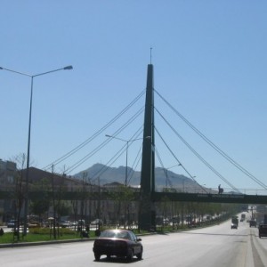 Ankara Samsun Road - Gülveren Pedestrian Footbridge Construction Work