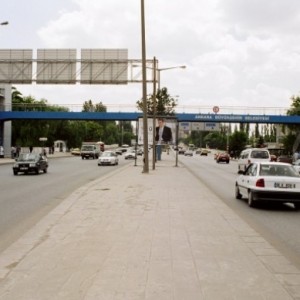 Ankara Police Department Road - Pedestrian Footbridge Construction Work